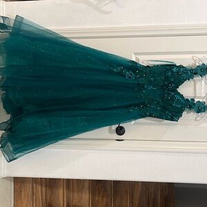 Green prom dress